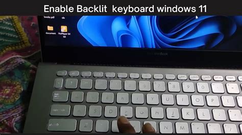keyboard backlight turn on windows 11 laptop